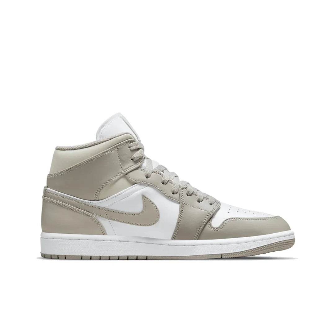 Nike Air Jordan 1 Mid – Original Retro Basketball Sneakers for Men | Classic Black & Red Colorway