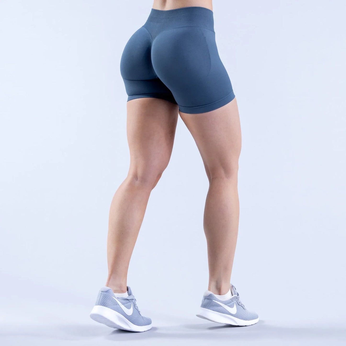 Women’s Impact Seamless Yoga Shorts — Scrunch Bum Low Waist Butt-Lifting Gym & Running Workout Leggings