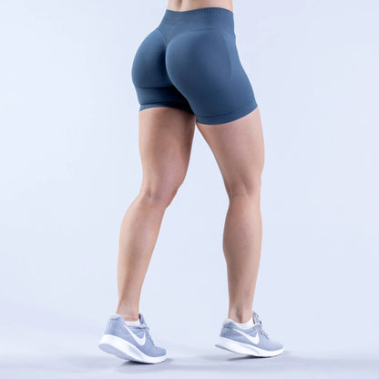 Women’s Impact Seamless Yoga Shorts — Scrunch Bum Low Waist Butt-Lifting Gym & Running Workout Leggings