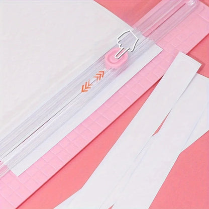 Portable A3/A4 Paper Cutter Trimmer – Manual Cutting Tool for School, Home, and Office, Durable Plastic Design