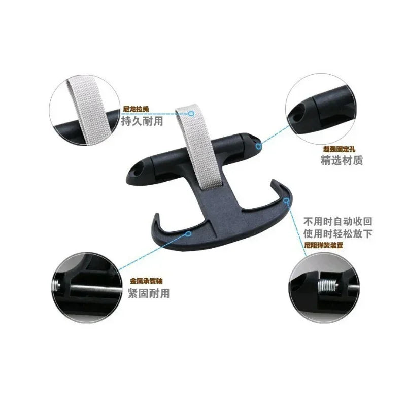 VW CC Magotan Octavia Sagitar Car Accessories | Interior Portable Hanger Holder | Trunk Organizer Hook | Damping Car Interior