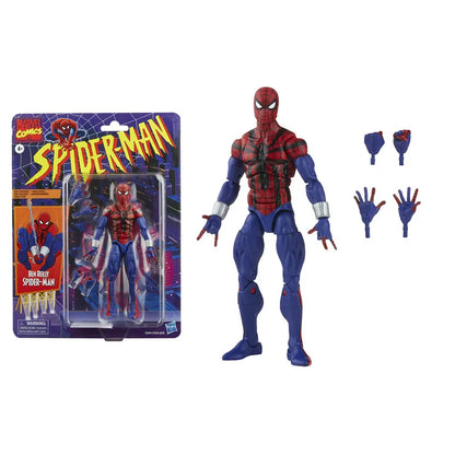 Hasbro Spider-Man 2099 Miguel O’Hara Action Figure — Legends Venom & Deadpool, Change Face Statue Model Doll Toy Gift for Kids