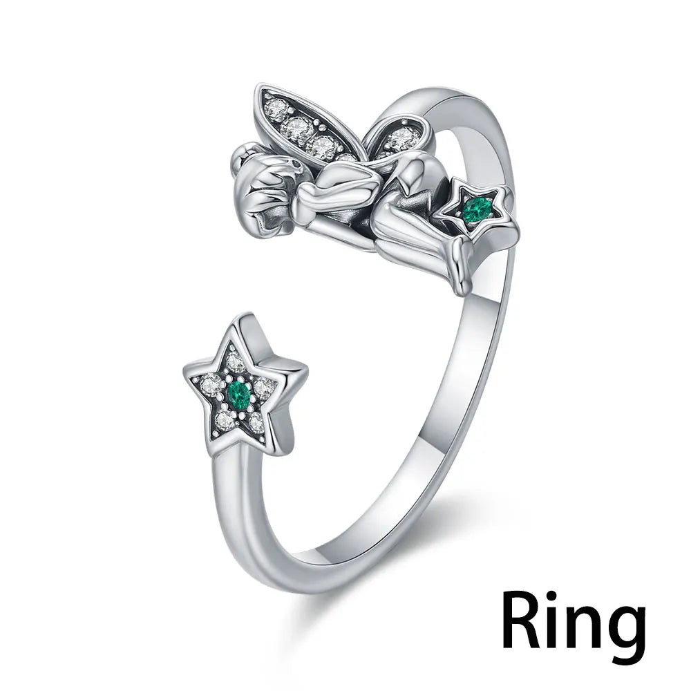 925 Silver CZ Snake Ring – Adjustable Cube Zirconia Finger Ring for Women, Party Jewelry & Fashion Accessory