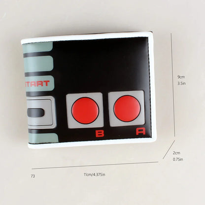 Game Console Controller Design High-Quality Men’s Wallet – Nostalgic Personalized Women’s Card Holder Zero Wallet