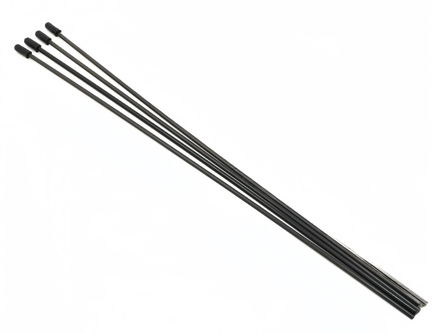4PCS RC Antenna Protection Tubes — 380mm Plastic Pipe with Caps for 1/5, 1/8, 1/10, 1/14 RC Receivers & Crawler Cars