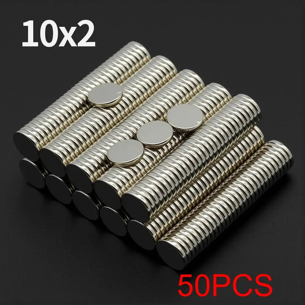 N35 Neodymium Round Magnets - Super Strong Permanent Fridge Magnets for DIY Crafts and Projects