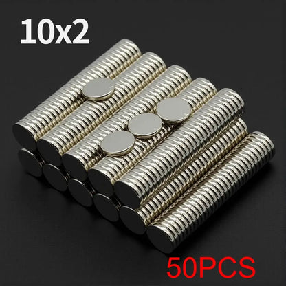N35 Neodymium Round Magnets - Super Strong Permanent Fridge Magnets for DIY Crafts and Projects
