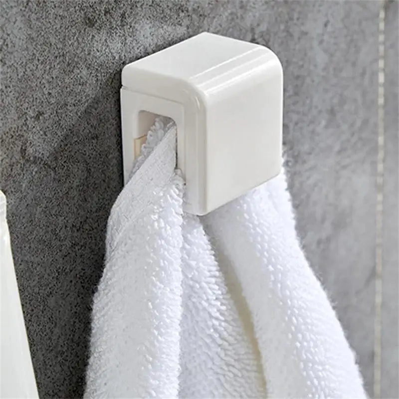 Wall-Mounted Toothbrush Holder Set - Punch-Free, Multiple Quantities (1/2/3/5/10pcs), Toothpaste Storage Rack Organizer, Bathroom Accessories