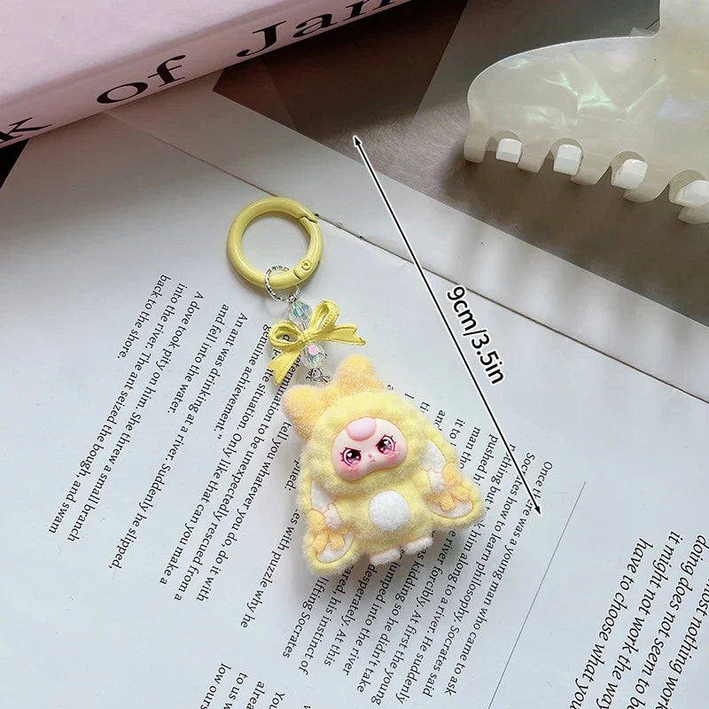 Kawaii Plush Keychain – Cute Aesthetic Bag Charm for Women, Wedding & Party Gifts
