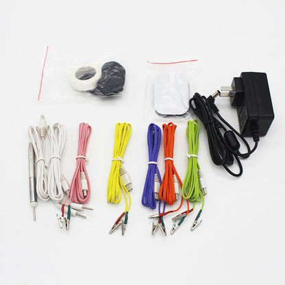 Electric Acupuncture Stimulator Machine — 6-Channel Digital Electro Therapy Massager with Patch Care Kit