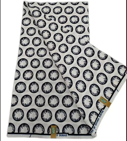 African Wax Print Fabric - High-Quality Cotton Ankara Gold Print Pagne for Wedding & Dress Sewing
