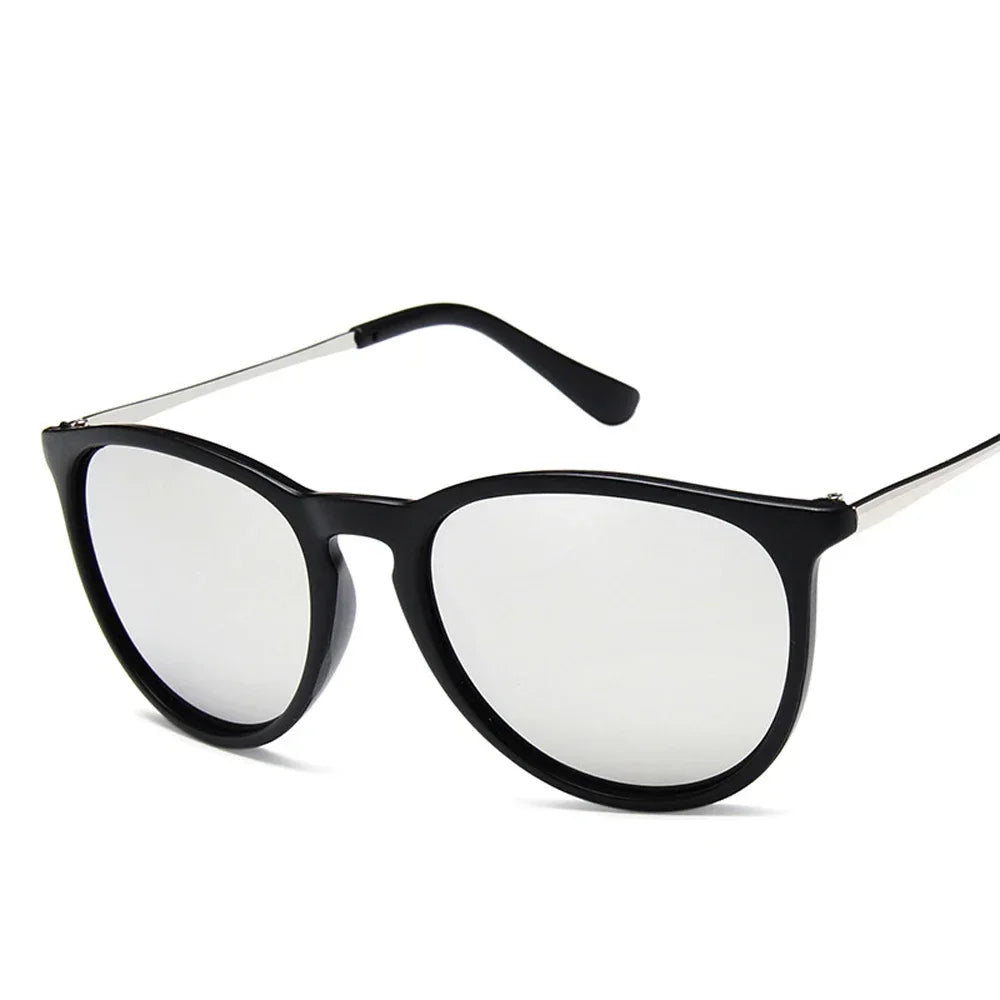 MUSELIFE 2025 Oval Small Sunglasses — Clear UV400 Classic Transparent Shades for Women
