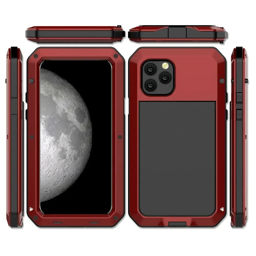 Heavy Armor Rugged Case for iPhone Pro Max 16/15/14/13/12/11 – Shockproof Premium Cover with Gorilla Screen Protector