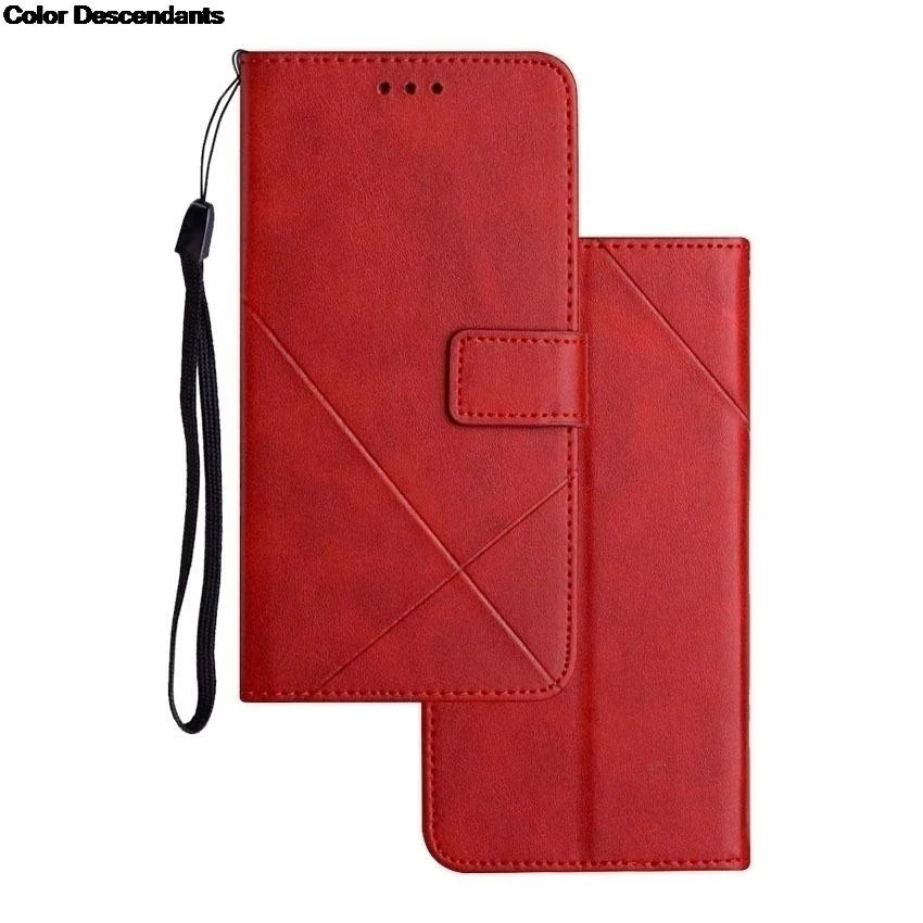 Flip Leather Wallet Case for Redmi Note & Redmi Series (Note 13–9, 4G/5G) – Card Holder Stand Book Cover