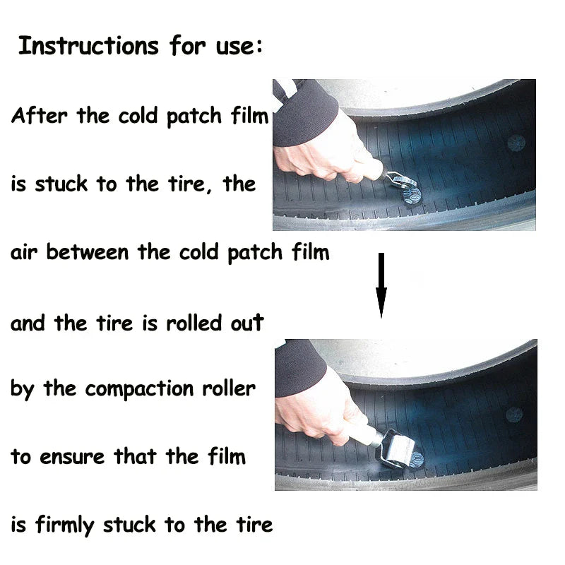 Car Stereo Soundproofing Cotton Push Wheel - Auto Tire-Patching Compaction Roller Press - Vehicle Maintenance Repair Tool
