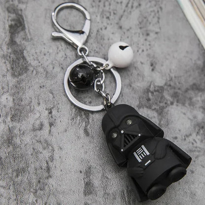 LED Sound Light Darth Vader Keychain – Mini Figurine Gift for Star Wars Fans