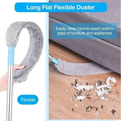3 Size Long Handle Mops – Floor, Ceiling & Bed Dust Cleaner, Sofa Dust Removal Brush for Household Cleaning