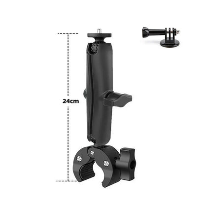 Camera Super Clamp Mount – Bike & Motorcycle Handlebar Bracket Holder for GoPro Hero 13/12/11, Insta360 X3/X4 & DJI Action Camera Accessories