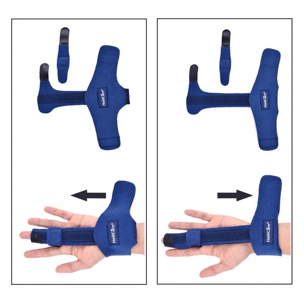 Adjustable Finger Splint Brace — Aluminum Alloy Support for Straightening Broken Fingers, Arthritis & Pain Relief