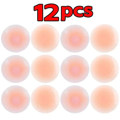 Reusable Silicone Nipple Covers for Women – Invisible Strapless Bra Pasties & Breast Petals