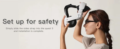 Adjustable Head Strap for Meta Quest 3S VR – Replacement Elite Strap for Enhanced Comfort, Quest 3 Accessories