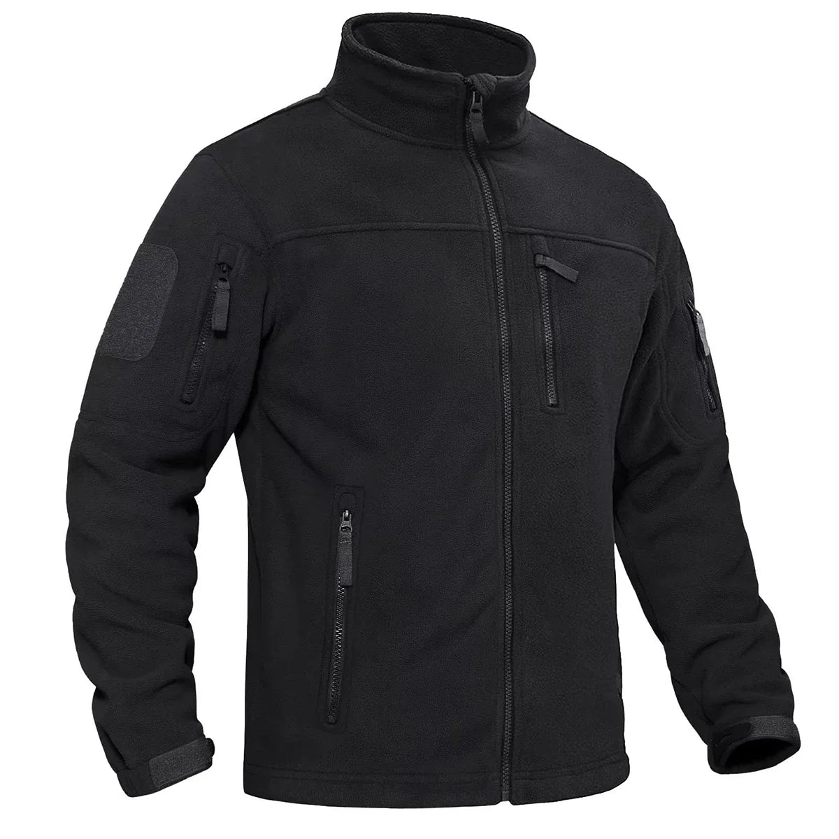 TACVASEN Men's Fleece Jacket - Warm Windproof Full Zip Outdoor Hiking Coat