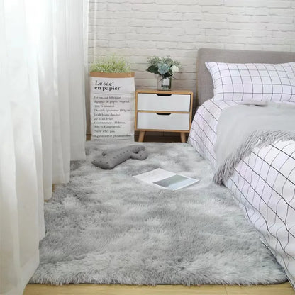 VIKAMA Fluffy Shaggy Rugs – Non-Slip, Machine Washable Soft Plush Area Rugs for Bedroom, Modern Design