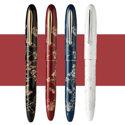 Hongdian N23 Fountain Pen – Rabbit Year Limited Edition, Gold Carving, High-End Writing Pen for Students, Business, and Office Gifts