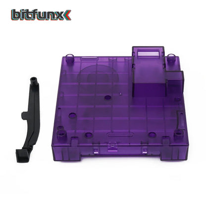 Bitfunx Translucent Base Case – GC Replacement Shell for GBA Gameboy Player Dol-017 NGC Console