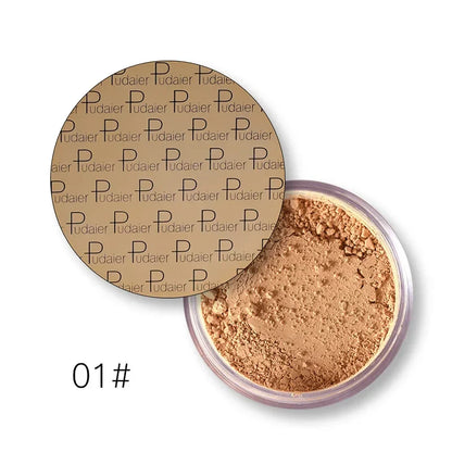 Matte Loose Setting Powder – Oil-Control Mineral Face Concealer, Long-Lasting Bronzer & Contour for Dark Skin