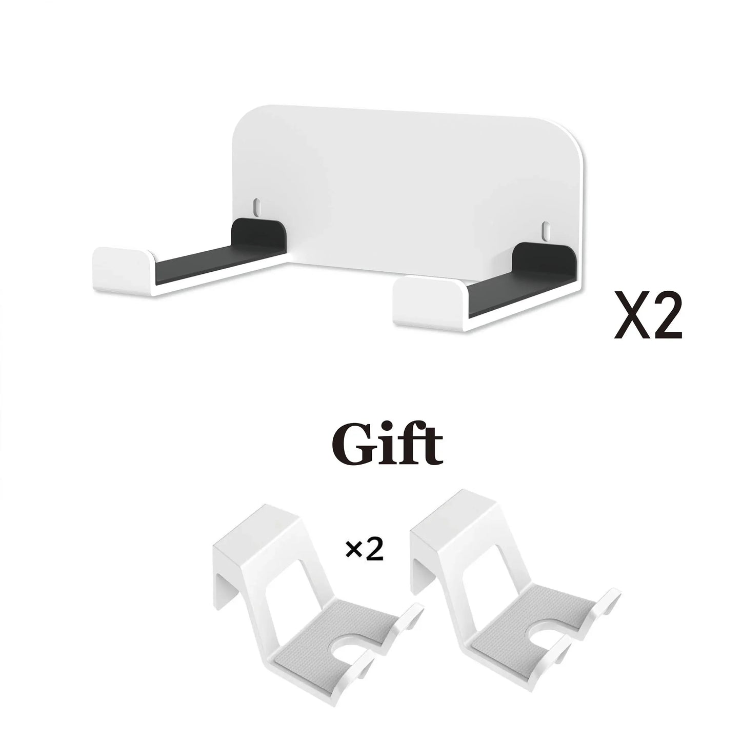 Wall Mount Holder for Xbox Series S — Metal Vertical Bracket for Wall or Under Desk, Console Game Accessories