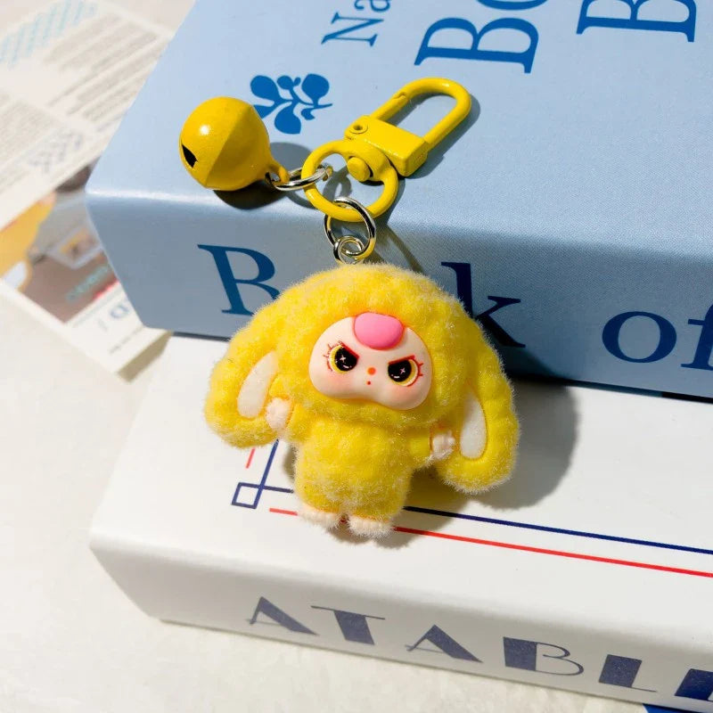 Cartoon Key Ring – Cute Backpack Pendant Gift for Students and Couples