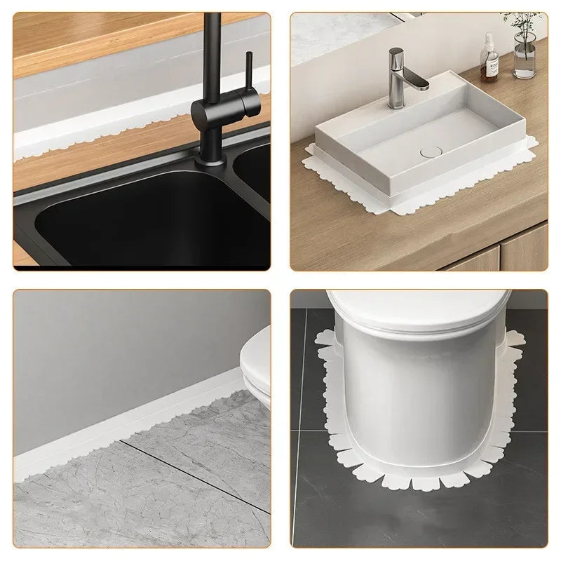 Waterproof Bathroom Seal Tape – Self-Adhesive, Mildew-Proof Caulk Strip for Kitchen, Shower & Sink
