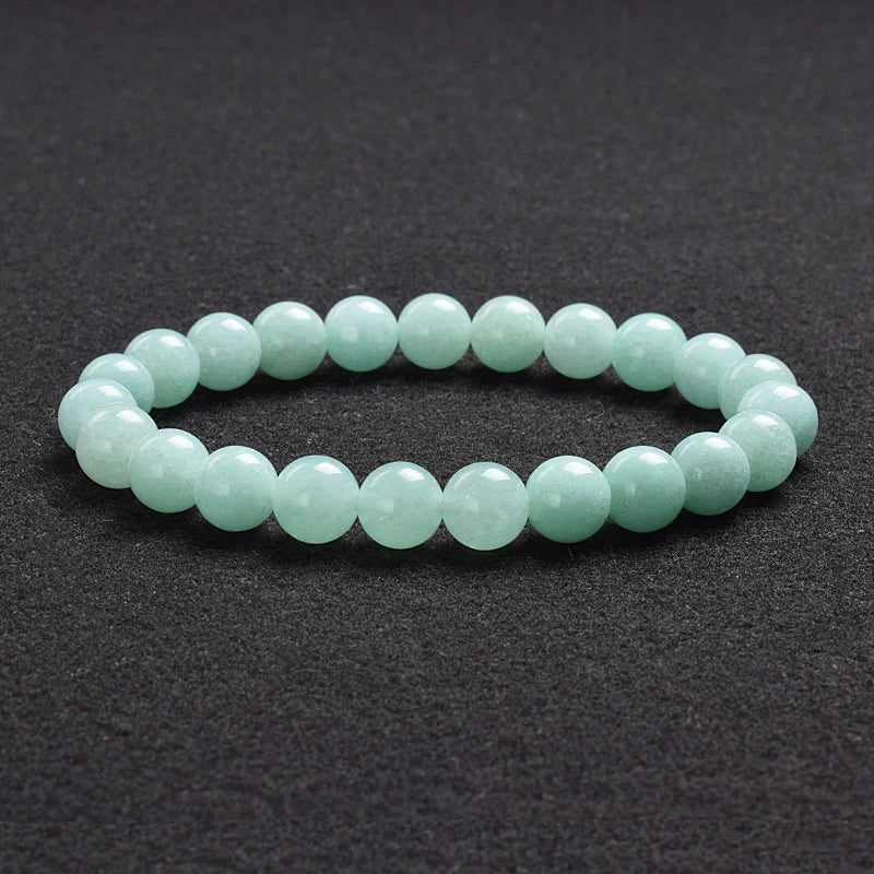 Genuine Natural Stone Beaded Bracelet – Apatite, Lapis Lazuli, Agate & Tiger Eye High Quality Crystal Gem Jewelry Bangle for Men & Women