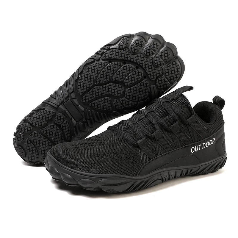 New Plus Size Hiking Shoes – Wide Palm Outdoor Sports & Barefoot Casual Shoes for Couples, Indoor Yoga & Fitness