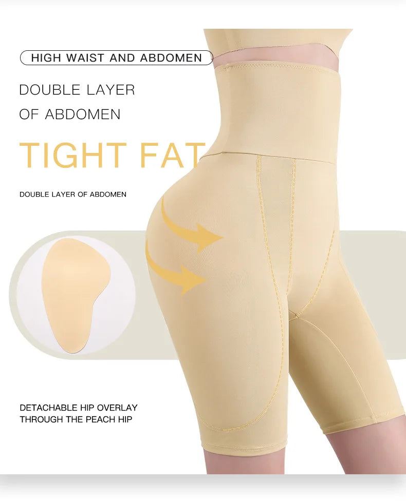 Women’s Butt Lifter Shapewear Shorts – Hip Enhancer Body Shaper with Waist & Belly Control