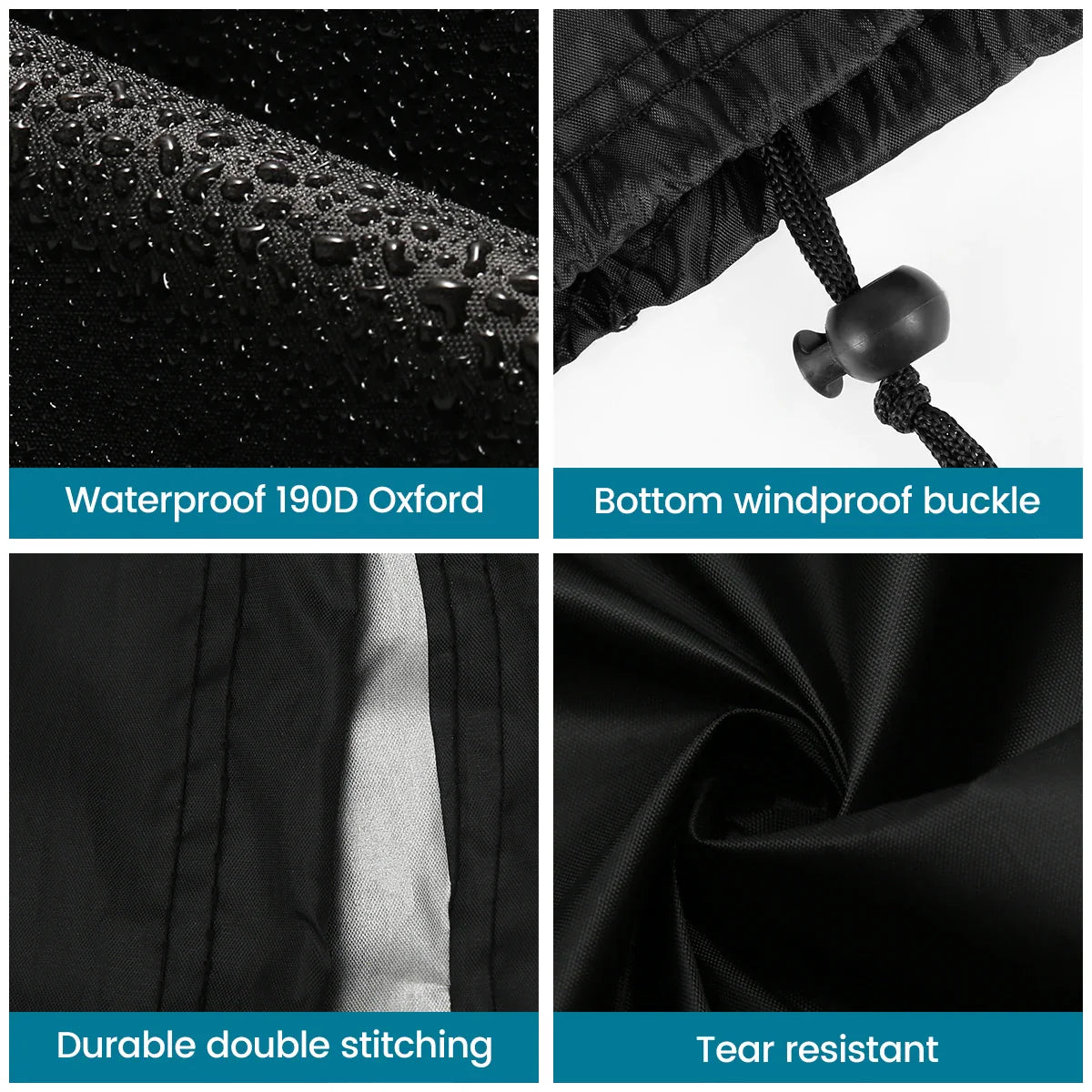 Waterproof Mobility Scooter & Wheelchair Cover – 190D Oxford Cloth Dust, Rain, Snow & Sun Protection