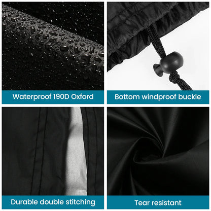 Waterproof Mobility Scooter & Wheelchair Cover – 190D Oxford Cloth Dust, Rain, Snow & Sun Protection