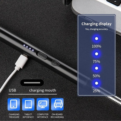 USB Rechargeable Electric Igniter - Windproof Ignition Stick for Easy and Reliable Lighting