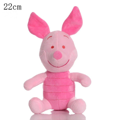 Cute Cartoon Plush Doll — Bear, Donkey, Tigger & Piglet Rag Doll | Soft Sitting Toy for Kids