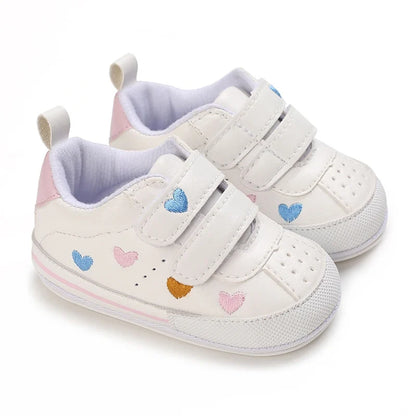 Baby Girl Soft Sole Prewalker Shoes - Cute Infant First Walker Sneakers for 0–18 Months