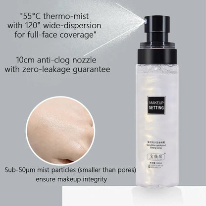 Waterproof Makeup Setting Spray – Long-Lasting Oil Control Hydrating Fixer for Cosmetics