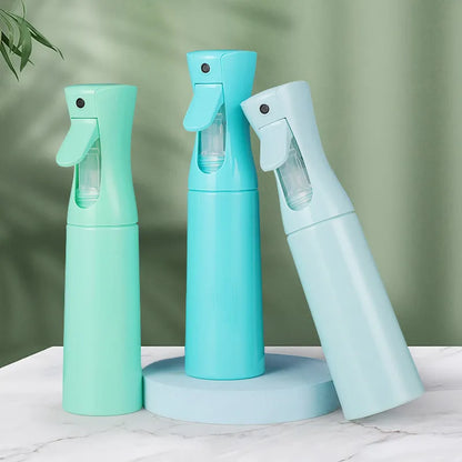 300ML Continuous Hair Plant Mist Spray Bottle - Perfect for Curly Hair Styling, Plant Care, and Barber Use