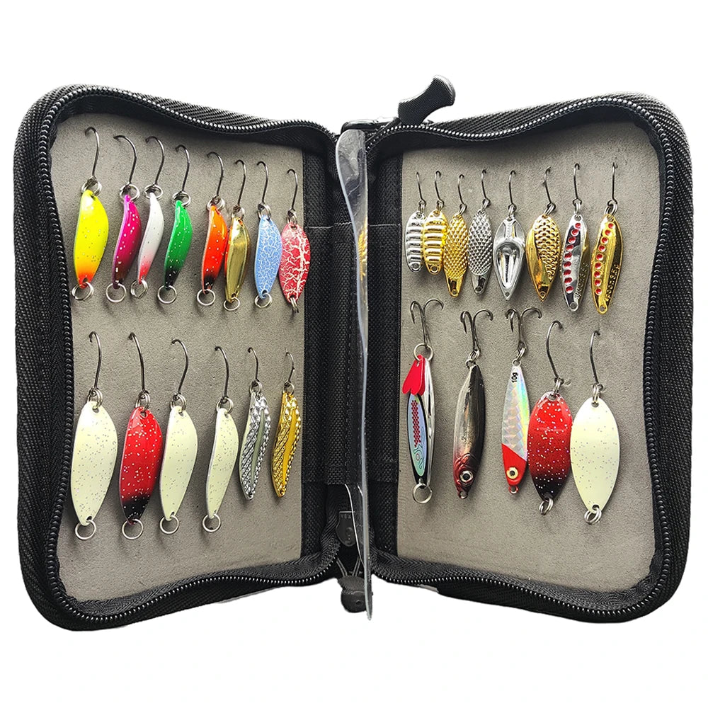 Large Capacity Lure Wallet – Durable Spinner Bag for Lure Storage, Carrying Case, Gitter Wallet, Fishing Bag, and Accessories Box