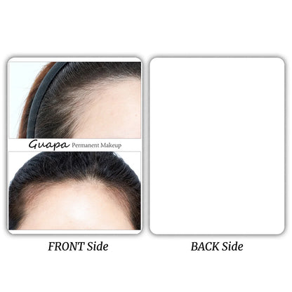 Silicone Practice Skin for Permanent Makeup — Double-Sided Latex Sheet with Brows Design for Hair Stroke Training