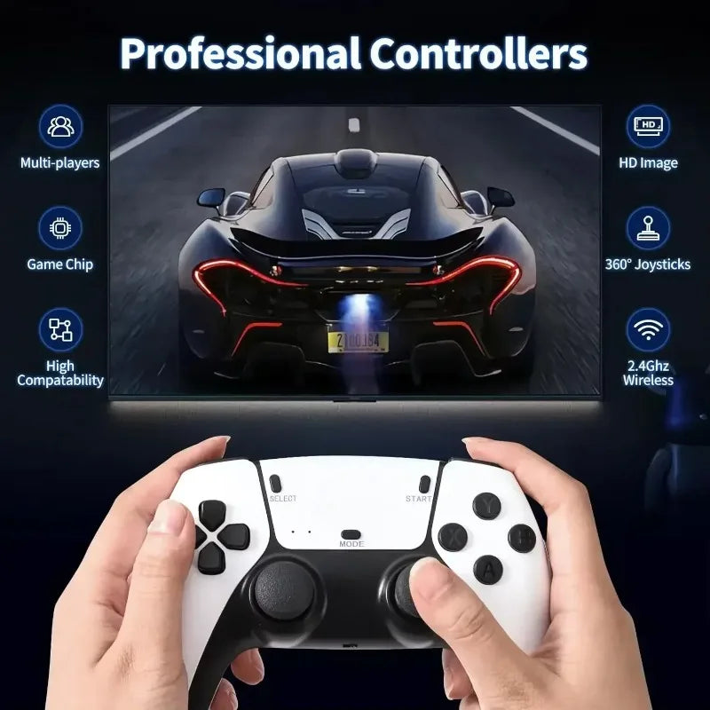 M15 4K HD Video Game Console – Wireless Handheld Retro Game Stick with Controller, 64GB, 20,000+ Games (2026 Hot Sale)