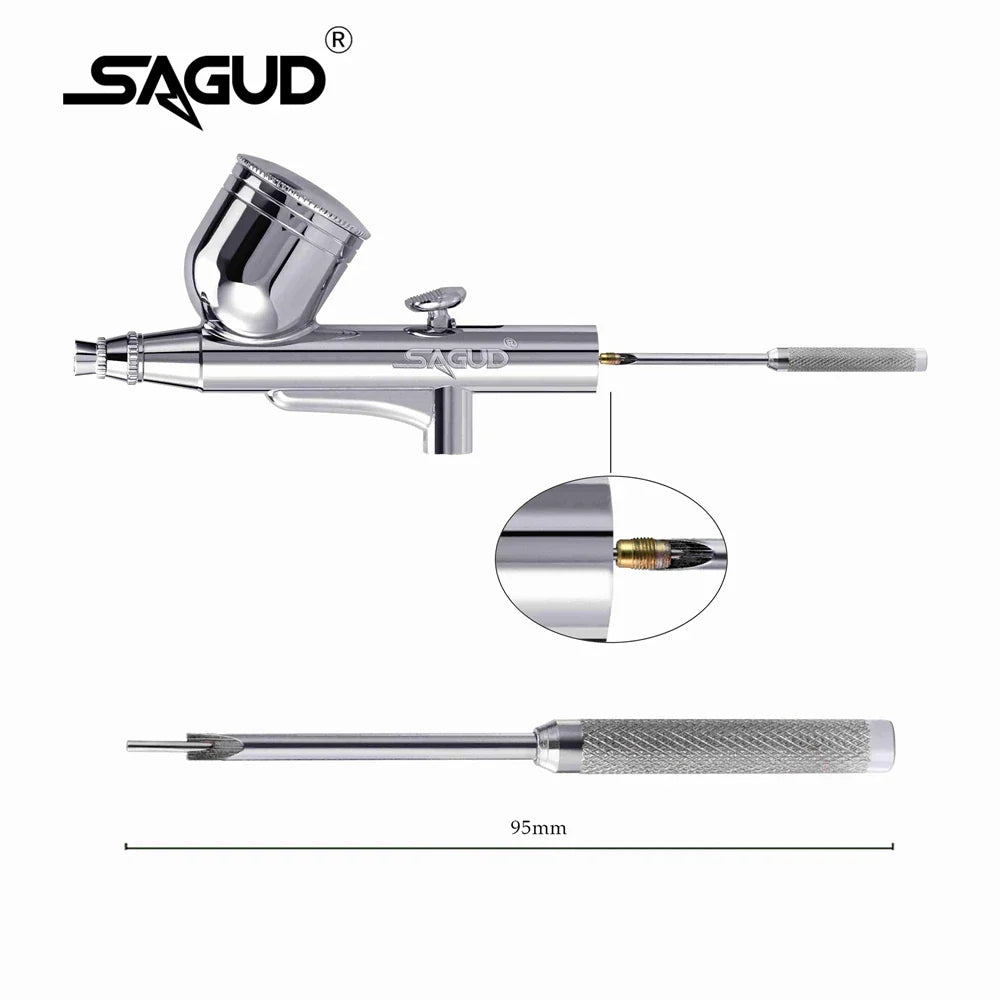 Airbrush Accessories Replacement Maintenance Tools for Any Airbrush Spray Gun Needle Packing Nut & Valve Screw Replace Parts Kit