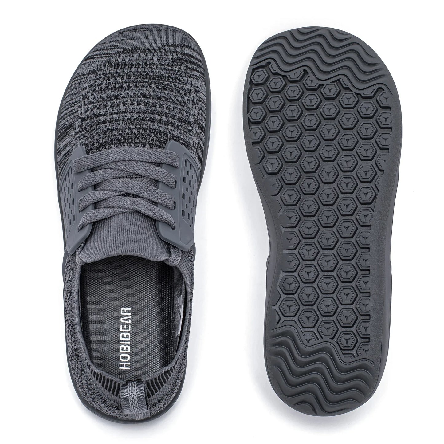 HOBIBEAR Men's Wide Minimalist Barefoot Walking Sneakers – Zero Drop Sole