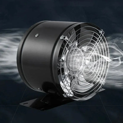 Powerful Silent Exhaust Fan – One-Way Booster, Quiet Inline Duct Blower with Pure Copper Motor, Low Noise HVAC Vent