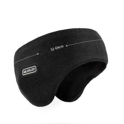 Winter Warm Knitted Earmuffs – Soft Plush Ear Covers Headband for Outdoor Cycling, Skiing, Running & Cold Weather Thermal Ear Warmers Unisex